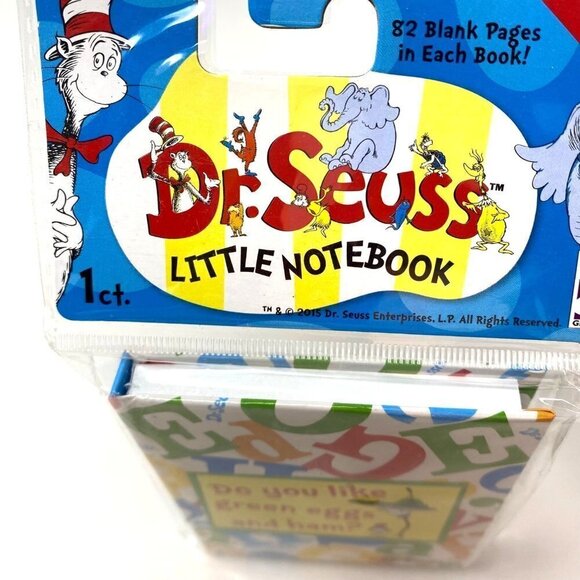 Dr. Seuss Little Notebook 82 Blank Pages Hardback Various - Picture 13 of 14